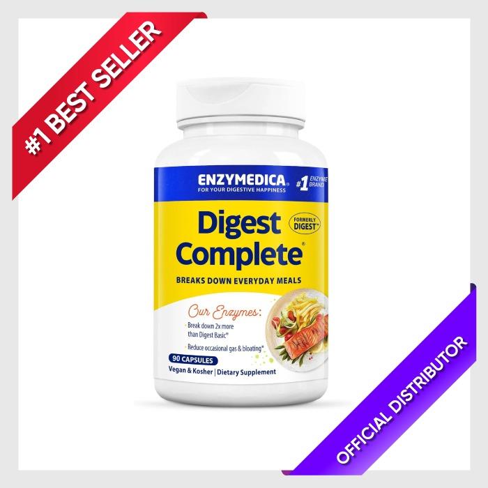 Enzymedica Digest Complete Digestive Enzyme Formula, 90 Capsules