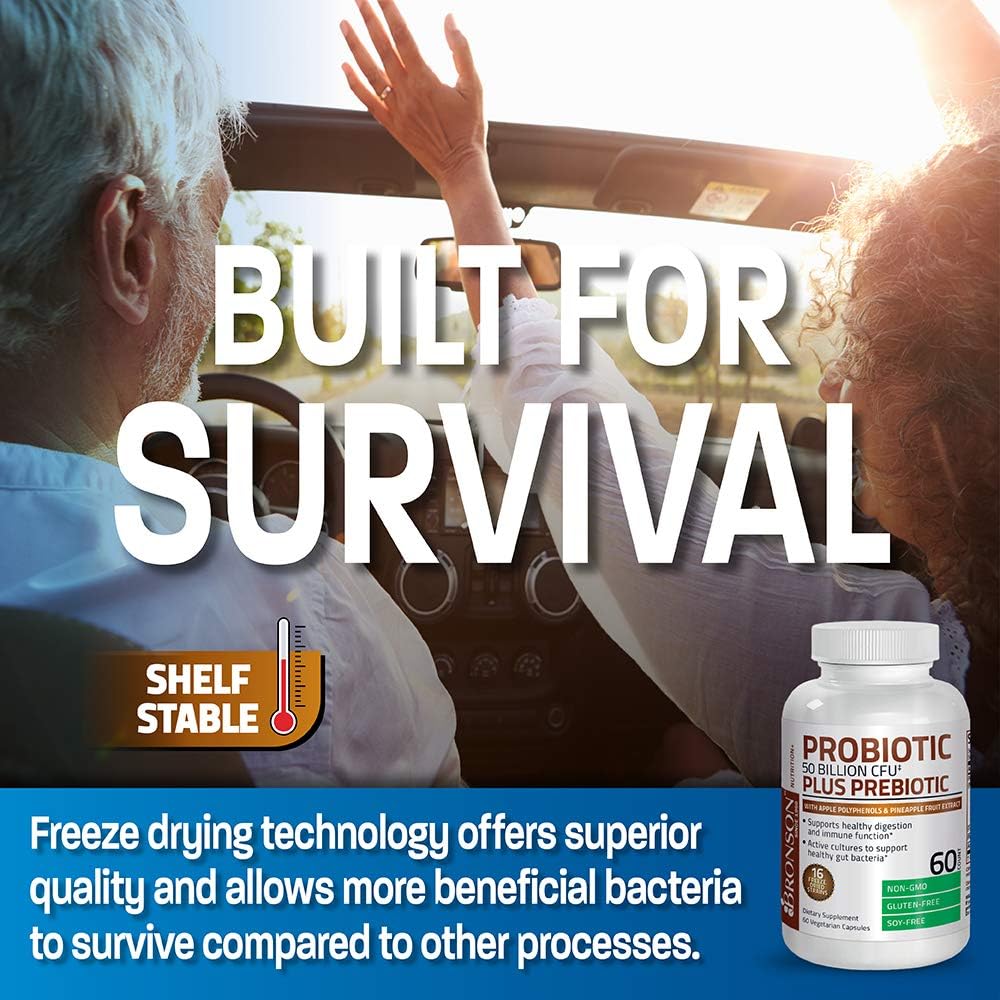 Bronson Probiotic 50 Miliar CFU + Prebiotik | Bronson Probiotik 60 cap