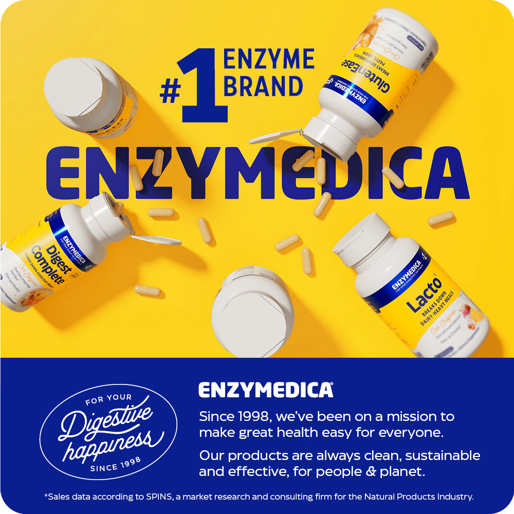 Enzymedica Digest Complete Digestive Enzyme Formula, 90 Capsules