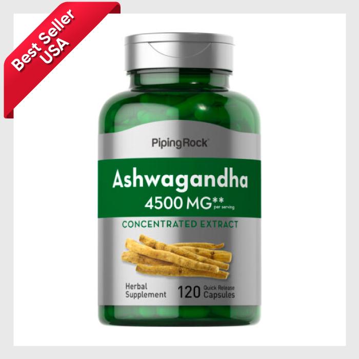 Pipingrock Ashwagandha 4500mg 120 tabs - Asli 100% Ori