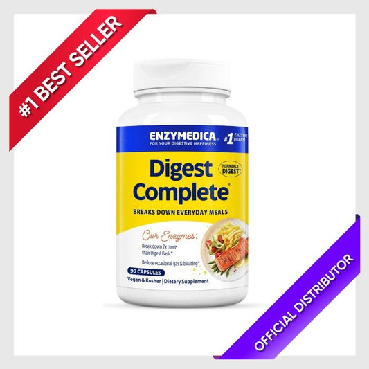Enzymedica Digest Complete Digestive Enzyme Formula, 90 Capsules