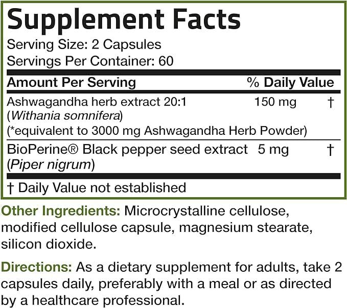 Bronson Ashwagandha Extra Strength 3000mg 120 caps | paling kuat Ori