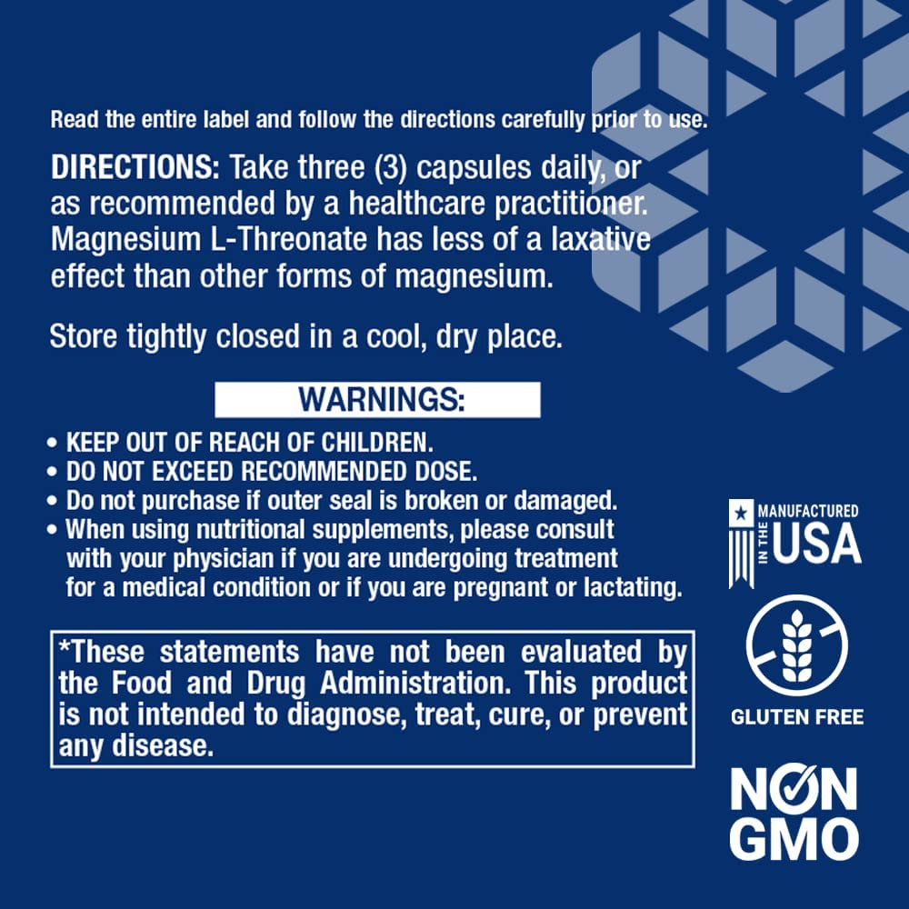 Life Extension Neuromag Magnesium L-threonate - 90 Kapsul