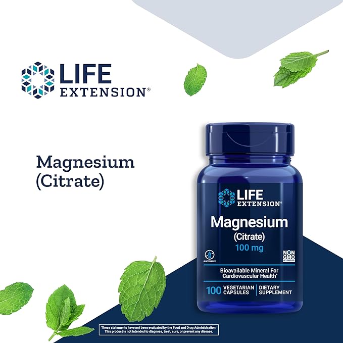 Life Extension Magnesium Citrate 100 mg - 100 Capsule