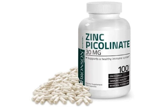 Bronson Zinc Picolinate 30 mg - 100 Capsules