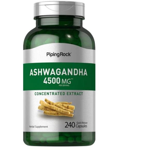 Pipingrock Ashwagandha 4500mg 240 tabs - Asli 100% Ori