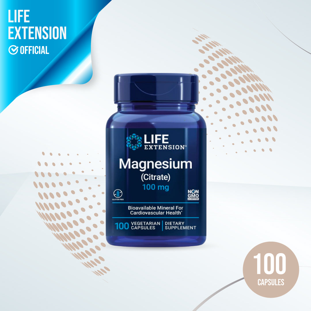 Life Extension Magnesium Citrate 100 mg - 100 Capsule