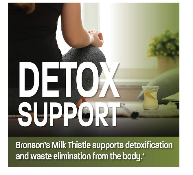 Bronson Milk Thistle Dandelion 1000mg 120 caps | Silymarin Marianum